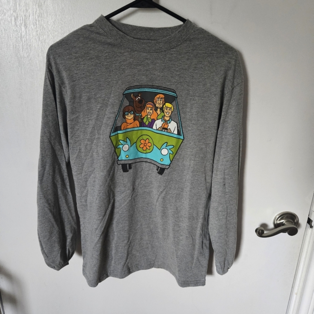 Scooby-Doo And The Gang Long Sleeve Double Sided Tee